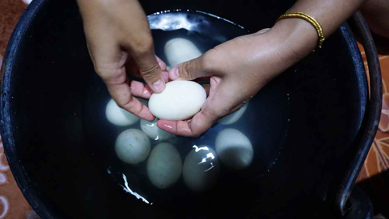 วิธีการทำไข่เค็ม